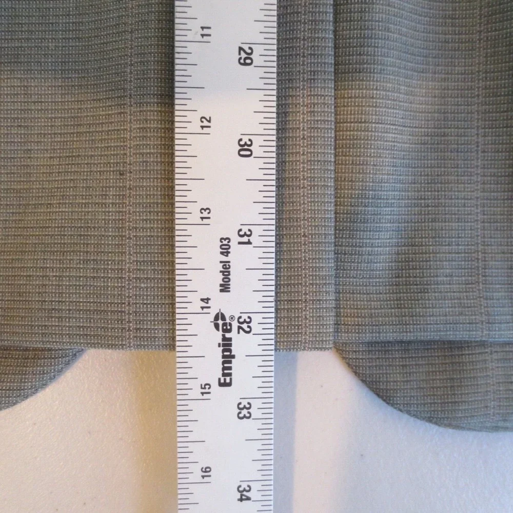 Vintage Palm Beach 2 Piece Suit Jacket Pants 35x32 Men Gray Lightweight Business